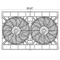 SPAL - SPAL Extreme Performance Fans: 2VA50-AP70/LL+AP72/LL/F-66A * 12"P/12V/PKSL DUAL - Image 2