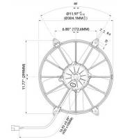 SPAL - SPAL High Performance Fans: VA03-AP70/LL-37A * 11"P/12V - Image 2