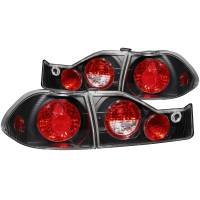 ANZO Headlights, Tail Lights and More  - ANZO 1998-2000 Honda Accord Taillights Black - Image 1