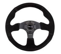 NRG Innovations - NRG Innovations Reinforced Steering Wheel (320mm) Suede w/Black Stitch - Image 1