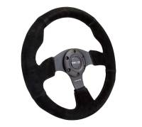 NRG Innovations - NRG Innovations Reinforced Steering Wheel (320mm) Suede w/Black Stitch - Image 2