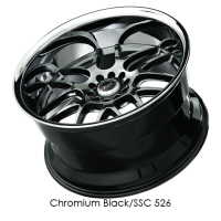 XXR Wheels - XXR Wheel Rim 526 20X9 5x114.3/5x120 ET13 73.1CB Chromium Black / SSC - Image 2