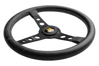 Momo - Momo Prototip Heritage Steering Wheel 350 mm - Black Leather/White Stitch/Black Spokes - Image 4