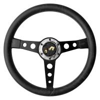 Momo - Momo Prototip Heritage Steering Wheel 350 mm - Black Leather/White Stitch/Black Spokes - Image 5