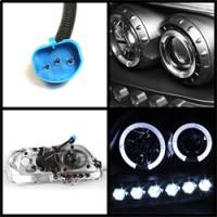 Spyder Auto - Spyder Ford F150 97-03 Projector - LED Halo Amber Reflctr LED Blk PRO-YD-FF15097-1P-AM-BK - Image 2