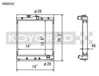 Koyorad Cooling Systems - Koyo HH Series Aluminum Radiator 93-97 Honda Del Sol 1.6L I4 (MT) - Image 2
