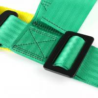 Spec'D Tuning Products - Spec-D Universal Green 4 Point Racing Seat Belt Buckle Safety Harness - Image 3