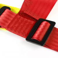 Spec'D Tuning Products - Spec-D Universal Red 4 Point Racing Seat Belt Buckle Safety Harness - Image 3