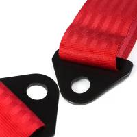 Spec'D Tuning Products - Spec-D Universal Red 4 Point Racing Seat Belt Buckle Safety Harness - Image 4