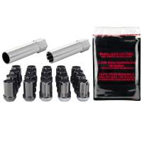 McGard - McGard SplineDrive Tuner 5 Lug Install Kit w/Locks & Tool (Cone) M12X1.25 / 13/16 Hex - Black - Image 2