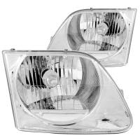 ANZO Headlights, Tail Lights and More  - ANZO 1997-2003 Ford F-150 Crystal Headlights Chrome - Image 1