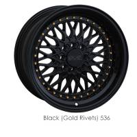 XXR Wheels - XXR Wheel Rim 536 15X8 4x100/4x114.3 ET20 73.1CB Black - Image 1