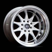 JNC Wheels Rim JNC003 White Machined Lip 15x8 4x100/4x114.3 ET0