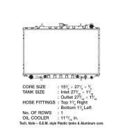 CSF Radiators - CSF 90-96 Nissan 300ZX 3.0L OEM Plastic Radiator - Image 2