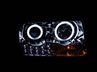 ANZO Headlights, Tail Lights and More  - ANZO 2005-2010 Chrysler 300 Projector Headlights w/ Halo Chrome - Image 2