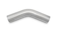 Vibrant Performance 3.5in O.D. T304 SS 45 deg Mandrel Bend 6in x 6in leg lengths (5.5in Centerline Radius) - Image 1