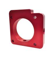 Torque Solution - Torque Solution Throttle Body Spacer (Red) Subaru WRX 2006-2014 / STI 2004-2015 - Image 1