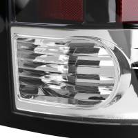 Spec'D Tuning Products - Spec-D 2009-2018 Dodge RAM Red C-Bar LED Tail Lights (Jet Black Housing/Clear Lens) - Image 2