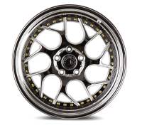 AodHan Wheels - AodHan Wheels Rim DS01 18x8.5 5x100 73.1CB ET35 Vacuum Chrome w/ Gold Rivets - Image 2