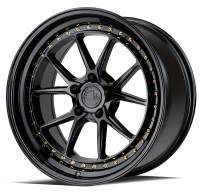 AodHan Wheels - AodHan Wheels Rim DS08 19X8.5 5X120 72.6CB ET35 Gloss Black W /Gold Rivets - Image 3