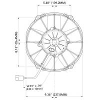 SPAL - SPAL High Performance Fans: VA02-AP70/LL-40S * 9"P/12V - Image 2