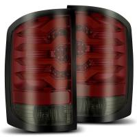 AlphaRex 14-18 GMC Sierra 1500 PRO-Series LED Tail Lights Red Smoke