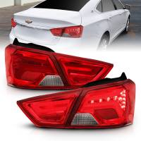 ANZO Headlights, Tail Lights and More  - ANZO 14-18 Chevrolet Impala LED Taillights Red/Clear - Image 1