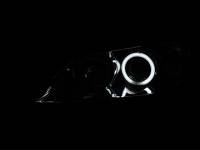 ANZO Headlights, Tail Lights and More  - ANZO 2004-2008 Mazda 3 Projector Headlights w/ Halos Chrome - Image 2