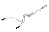 Borla - Borla 11-14 Ford F-150 5.0L Stainless Steel S-Type Catback Exhaust - 4in Tips Single Split Rear Exit - Image 1