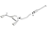 Borla - Borla 09-15 Mitsubishi Lancer Ralliart 2.0L 4cyl MT 6spd AWD Catback Exhaust - Image 1