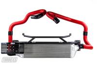 Turbo XS - Turbo XS Front Mount Intercooler Kit Wrinkle Red Pipes 2015+ Subaru STi. - Image 2