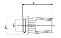 BMC FILTERS - BMC Single Air Universal Conical Filter - 32mm Inlet / 63mm Filter Length - Image 2