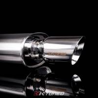 K-Tuned Universal Muffler - Brushed Finish - Long (22') - 2.5' Inlet - Image 2