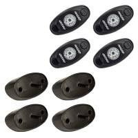 RIGID A-Series LED Universal Rock Light Kit, High Power Red, Set Of 4