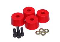 Energy Suspension 96-02 Toyota 4Runner Front Hyper Flex Red Bump Stop Set