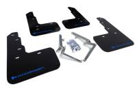 Rally Armor - Rally Armor 17-18 Honda Civic Type R (Type R Only) UR Black Mud Flap w/ Blue Logo - Image 1