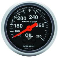 AutoMeter - AutoMeter Sport-Comp 52.4mm 140-280 Deg F Mech Oil Temp Gauge - Image 1