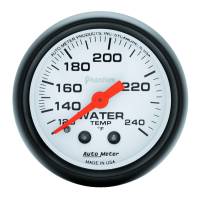 AutoMeter - AutoMeter Phantom 52mm 120-240 Deg F Mechanical Water Temp Gauge - Image 1