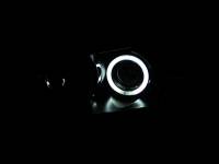 ANZO Headlights, Tail Lights and More  - ANZO 2004-2008 Mazda 3 Projector Headlights w/ Halo Black (CCFL) - Image 2