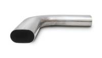 Vibrant Performance 3.5in Oval (Nominal Size) T304 SS 90 deg Mandrel Bend 6in x 6in leg lengths - Image 1