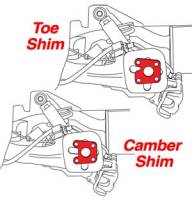 SPC Performance - SPC Performance Fiat Rear Camber and Toe Shim Set (24 Shims) - Image 2