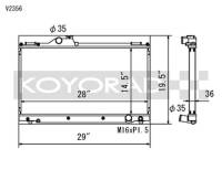 Koyorad Cooling Systems - Koyo V Series Aluminum Radiator 01-05 Lexus IS300 3.0L I6 (MT) - Image 2