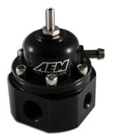 AEM Electronics - AEM Universal Black Adjustable Fuel Pressure Regulator - Image 1