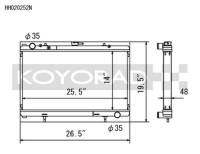 Koyorad Cooling Systems - Koyo HH Series Aluminum Radiator + N-FLO 89-94 Nissan 180SX/ S13 Silvia 2.0L TBO I4 (MT) - Image 2