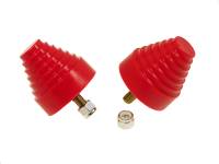 Prothane - Prothane Universal Bump Stop 2-1/4X2-1/4 Cone w/Stp - Red - Image 1