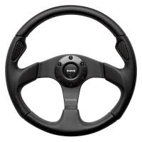 Momo Jet Steering Wheel 350 mm -  Black AirLeather/Black Spokes