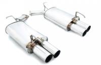 Megan Racing Axle Back Exhaust System: Infiniti M35/45 2006-2010 AWD/RWD