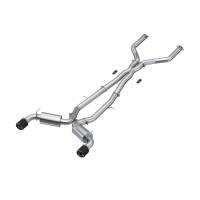 MBRP 17-19 Infiniti Q60 3.0L RWD/AWD Cat Back Dual Rear w/ Carbon Fiber Tips