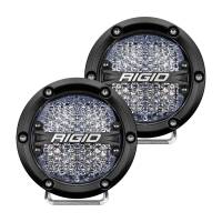 Rigid Industries - RIGID 360-Series 4 Inch Off-Road LED Light, Diffused Lens, White Backlight, Pair - Image 1