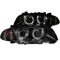 ANZO Headlights, Tail Lights and More  - ANZO 1999-2001 BMW 3 Series E46 Projector Headlights w/ Halo Black (CCFL) - Image 2